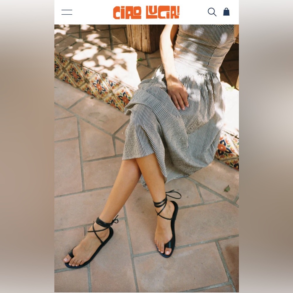 Ciao Lucia x K. Jacques Lace Uo Sandals